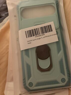 Rugged Mint Green googlepixel Pro XL Phone Case with Built-In Kickstand